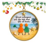 Ornamenti Per L Amicizia - Pendente Decorativo Bidimensionale Come Ricordo,Ornamenti Amici In Marino Per Natale - Per Donne, Femminile, Sorella, Sorelle, Famiglia, Compleanno, Pasqua, Albero e Porta