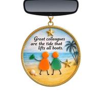 Ornamenti Per L Amicizia | Pendente Decorativo Bidimensionale Come Ricordo,Ornamenti Natalizi per l'Amicizia,Per La Donna Il Compleanno L Albero La Femmina La Sorella La Porta La Famiglia Le Sorelle L