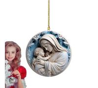 Ornamenti per la scena del presepe, in acrilico 2D, decorazione per presepe di Natale, per casa, giardino, vacanze, libreria, interni auto, maniglia e rami