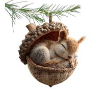 Ornamenti Per L'albero Di Natale - 1*ciondoli A Forma Di Animale Da Appendere - Decorazione Con Animali Della Foresta Da 7,5 Cm - Motivo Acrilico 2D | Decorazione Stagionale Per Parete, Soggiorno, Dav