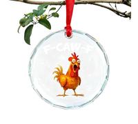 Ornamenti Per L'Albero Di Natale A Forma Di Gallina - Decorazioni Di Gallo Brutto Per Le Feste Natalizie | Con Umoristico Per La Fattoria Addobbi Natalizi,Per Famiglia Amici Agricoltori Festa Del Ring