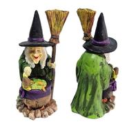 Ornamenti per le streghe di Halloween - Figurina per stregoni, scultura mistica | Bambola di resina per maghi spaventosi, proposta di decorazione per la casa per le vacanze per un evento a tema da cam
