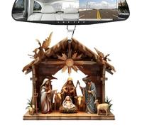 Ornamenti per presepe, Ornamenti per presepe di Natale | del 'albero di Natale - per l'albero di a Natività, decorazioni per la casa in acrilico, robusti ornamenti commemorati