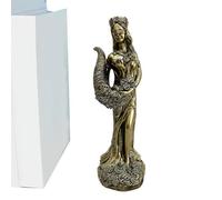 Ornamenti per sculture della dea, statue della dea in resina | Ornamenti da tavola in resina Statue di figurine della dea Fortune | Scultura in miniatura da collezione estetica fatta a mano,