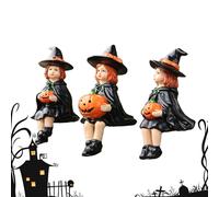 Ornamenti per stregoni di spettrale - statue, decorazioni in resina figurine di Halloween per la scrivania da letto per la casa in libreria da letto