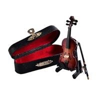 Ornamenti Per Strumenti Musicali 1 Set Di Squisita Mini Chitarra Per Violino Con Custodia Per Strumenti Musicali Ornamento In Legno In Miniatura