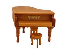 Ornamenti Per Strumenti Musicali 12x15x9 Cm Ornamento Per Strumento Musicale Modello Di Pianoforte A Coda(White)