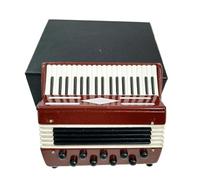 Ornamenti Per Strumenti Musicali Mini Modello Di Fisarmonica Da 7 Cm Ornamenti Creativi Modello Di Strumento Musicale Arredamento Per La Casa(Red)