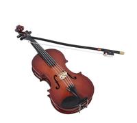 Ornamenti Per Strumenti Musicali Mini Strumento Musicale Da 4-25 Cm, Ornamento Modello Violino Fatto A Mano Con Supporto E Custodia Per Violino(9cm)