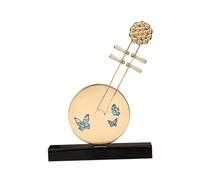 Ornamenti Per Strumenti Musicali Ornamenti Pipa In Ottone Di Lusso Leggero Cinese Decorazioni Geometriche Per Strumenti Musicali Decorazioni Per Mobili TV Per Soggiorno(A)