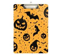 Ornamenti Pocu Hallowen clipboard mini plastica foro standard per calcio softball Coaching Dimensioni 9 x 12