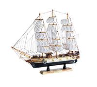 ornamenti, sculture, statue, ornamento statua, modello di barca a vela in legno modello barca a vela in scala visualizzazione barca decorazione regalo modello nave classico barche fatte a mano
