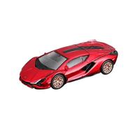 Ornamenti Statici Per Modello Di Auto Sportiva In Lega Rossa Lightning Lamborghini In Scala 1:64 Giocattoli Metal Vehicles non RC