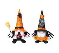 Ornamenti stravaganti di Halloween con personaggi nani, perfetti per esposizioni festive a casa (set)