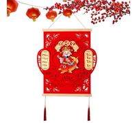 Ornamenti vietnamita di Capodanno 2025 | Ciondoli decorativi per Capodanno | Ciondolo di Capodanno che scuote la testa del Dio della Ricchezza, Ciondolo con ciondolo da appendere per la ma