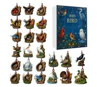 Ornamento 2D con in acrilico - set calendario natalizio, display per tracciare le vacanze di 24 giorni, eventi festivi stagionali | decorazione per caminetto, feste di vacanza