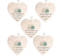 Ornamento a di cuore per il mare e l'amicizia, Trailer natalizio Acrilico 3D - Trailer per la scuola di viaggio di viaggio per feste di vacanza a casa - Scuola del Ringraziamento a casa decorazione