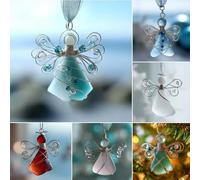 Ornamento a forma di angelo, fatto a mano, affascinante ornamento per albero di Natale, ricordo dell'amicizia, regalo per Natale, vacanze, decorazione per la casa, regalo (misto)