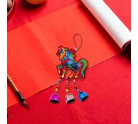 Ornamento a forma di cavallo per il capodanno cinese, decorazione per la