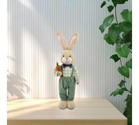 Ornamento a forma di coniglietto pasquale, statua di coniglio per mensola