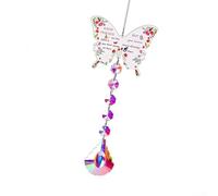 Ornamento a forma di farfalla in acrilico realizzato a mano da nipoti per migliorare l'arredamento della casa con morbidi effetti arcobaleno (A)