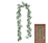 Ornamento a rombo verde artificiale - vivaci ghirlande decorative artificiali per l'atmosfera | Falso scaffale decorativo - per famiglie e amici, uso interno così come all'aperto, casa di