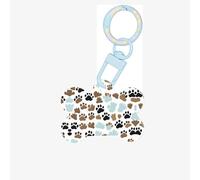 Ornamento acrilico dell'osso del cane con stampa di impronte di zampe, medagliette per cani Ornamento personalizzato per animali domestici, portachiavi a forma di osso
