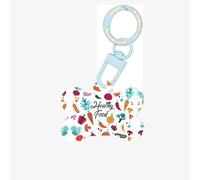 Ornamento acrilico dell'osso del cane di stampa dell'alimento sano, medagliette per cani Ornamento dell'animale domestico personalizzato, tag identificativi a forma