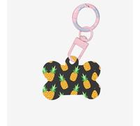 Ornamento acrilico dell'osso del cane di stampa dell'ananas,Medagliette per cani Ornamento dell'animale domestico personalizzato, Tag identificativi a forma