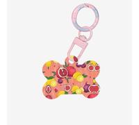 Ornamento acrilico dell'osso del cane di stampa di frutti esotici,Medagliette per cani Ornamento dell'animale domestico personalizzato, Tag identificativi a forma di osso