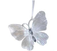 Ornamento Acrilico per trasparente 14x7cm Multicolore Ornamento(Butterfly) | Acrilico per trasparente, multicolore, per riflessi luminosi, 14x7cm, leggero da appendere