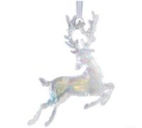 Ornamento Acrilico per trasparente 14x7cm Multicolore Ornamento(Moose) | Acrilico per trasparente, multicolore, per riflessi luminosi, 14x7cm, leggero da appendere