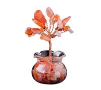 Ornamento Albero Moneta In Naturale Per La Decorazione Degli Uffici Domestici Che Migliora Energia E Fortuna Con Decorazione Per Migliorare Pietra Cristallina A Colori