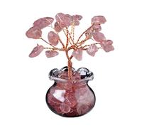 Ornamento Albero Moneta in Naturale per La Decorazione degli Uffici Domestici Che Migliora Energia E Fortuna con Decorazione per Migliorare Pietra Cristallina A Colori