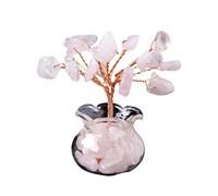 Ornamento Albero Moneta in Naturale per La Decorazione degli Uffici Domestici Che Migliora Energia E Fortuna con Decorazione per Migliorare Pietra Cristallina A Colori