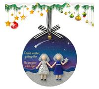 Ornamento 'amicizia - Design Elegante A Cuore | Ricordo Del Cuore 'amicizia | Regali Di Compleanno Di Natale Del Migliore Amico Per La Decorazione Domestica, Espressione D'amore E Uso