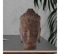 Ornamento artificiale per esposizione regalo con statua della testa di
