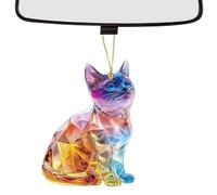Ornamento Auto Animali | Ornamento Acrilico 2D Stampato Animale | Ciondolo Animale Colorato per Vacanze Di San Valentino, Ornamento Appeso per Zaino Auto