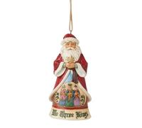 Ornamento Babbo Natale Jim Shore 3 Kings H/o