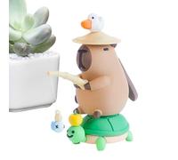 Ornamento Capybara - Piccoli giocattoli da magnetici, statuetta magnetica di animale per ufficio, per adulti e bambini, camera da, ufficio, soggiorno, supporto per finestra, libreria