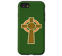 Ornamento celtico alto nodo decorativo arancione Custodia per iPhone SE (2020) / 7/8