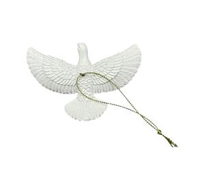 Ornamento colomba della pace e 'amore, pendente decorativo colomba 'amicizia come ornamenti colomba 'amore e della gioia, solido e durevole pendente di simulazione colomba della pace, pend