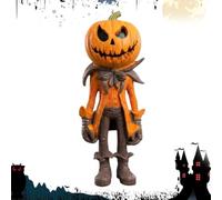 Ornamento con di Halloween, in resina, 5 x 5 x 15 cm, testa di lanterna