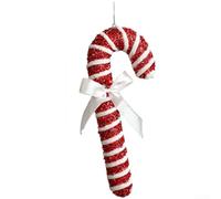 Ornamento da appendere a bolle per decorazioni natalizie con materiale leggero per appendere in modo sicuro su alberi di Natale e finestre (P)