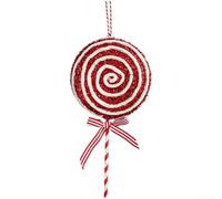 Ornamento da appendere a bolle per decorazioni natalizie con materiale leggero per appendere in modo sicuro su alberi di Natale e finestre (G)