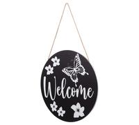 Ornamento da appendere alla targa con design a forma di farfalla vuota