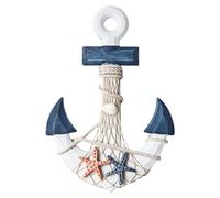Ornamento da appendere in stile mediterraneo per spiaggia nautica, ristoranti e camera da letto, decorazione da parete in legno