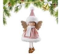 Ornamento Da Appendere Per Bambola Angelo,Simpatiche Decorazioni Per Appendere Angeli | Decorazioni Fatte A Mano Con Adorabili Angeli Da Appendere Con Cappelli, Decorazioni Artigianali Natalizie Per U