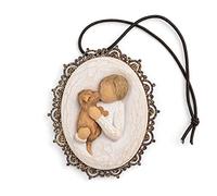 Willow Tree Ornamento Appeso, Grès porcellanato, Beige (Natur), Taglia Unica