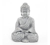 Ornamento Da Giardino Seduto Buddha Zen Resina Dormire Statue Scultura Figurina Per Outdoor Indoor Statua Home Decor, 16 * 11 * 23cm